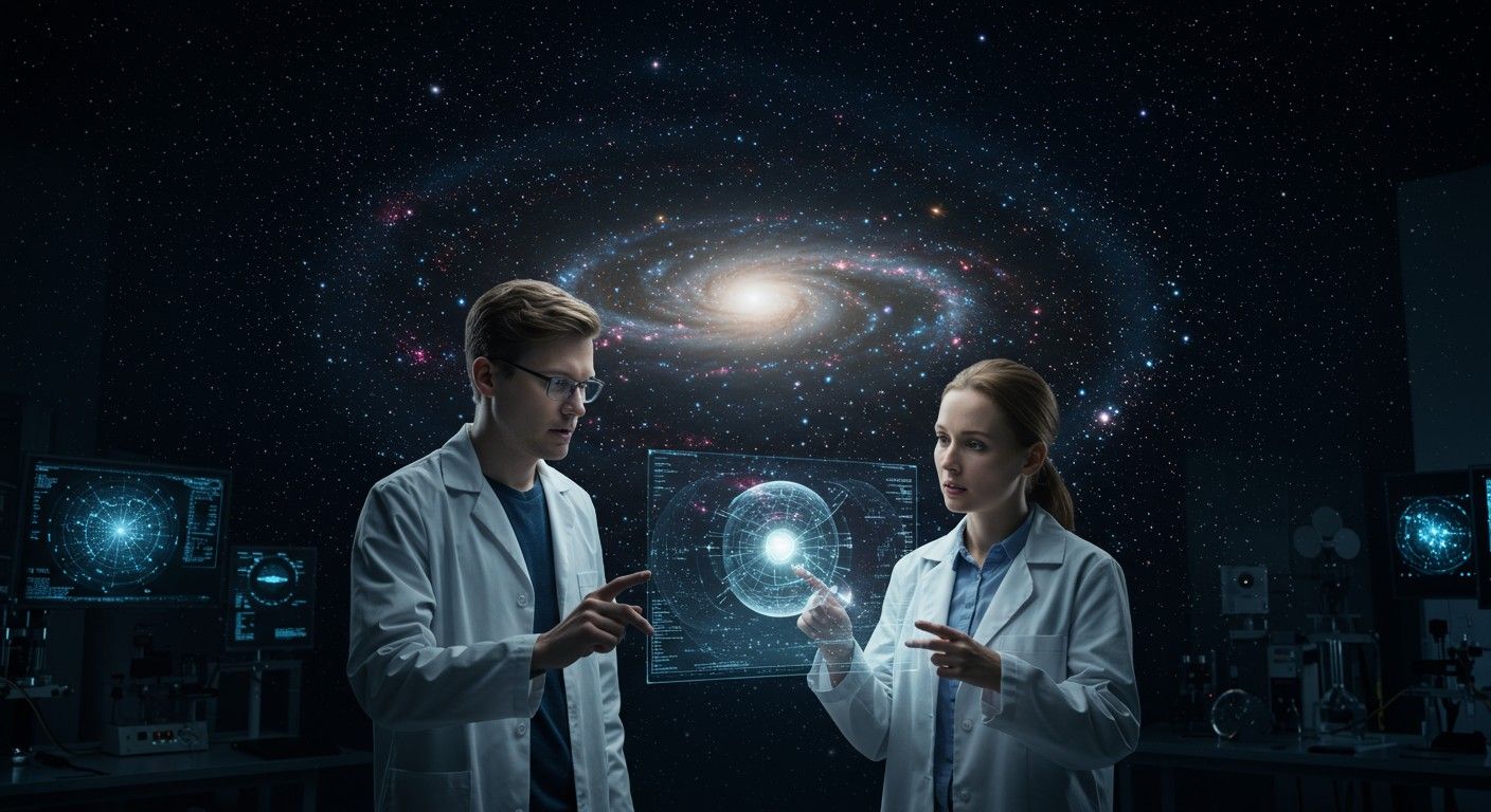 A sötét energia univerzumbeli gyorsulást okozó rejtélyes jelenség.
