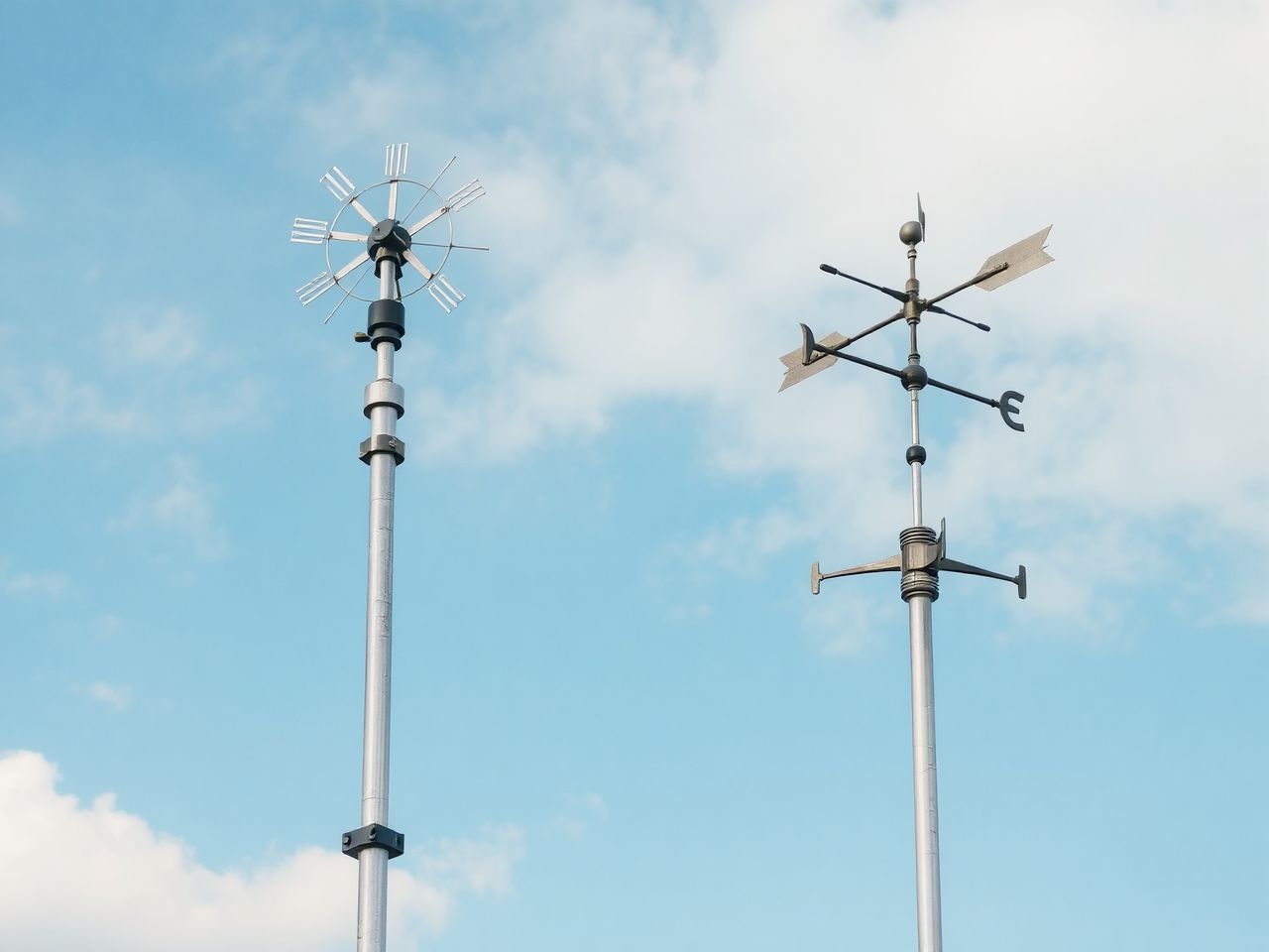 Az anemométerek a szélerősséget forgó lapátokkal mérik pontosan.