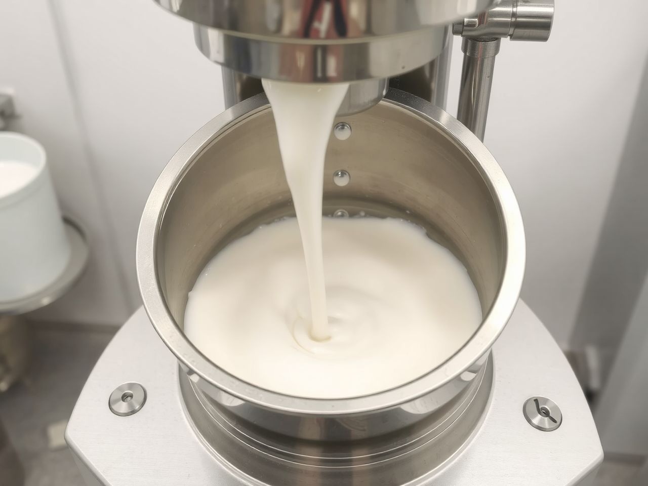 A tejszeparátor centrifugális ereje gyorsan szétválasztja a tejet.