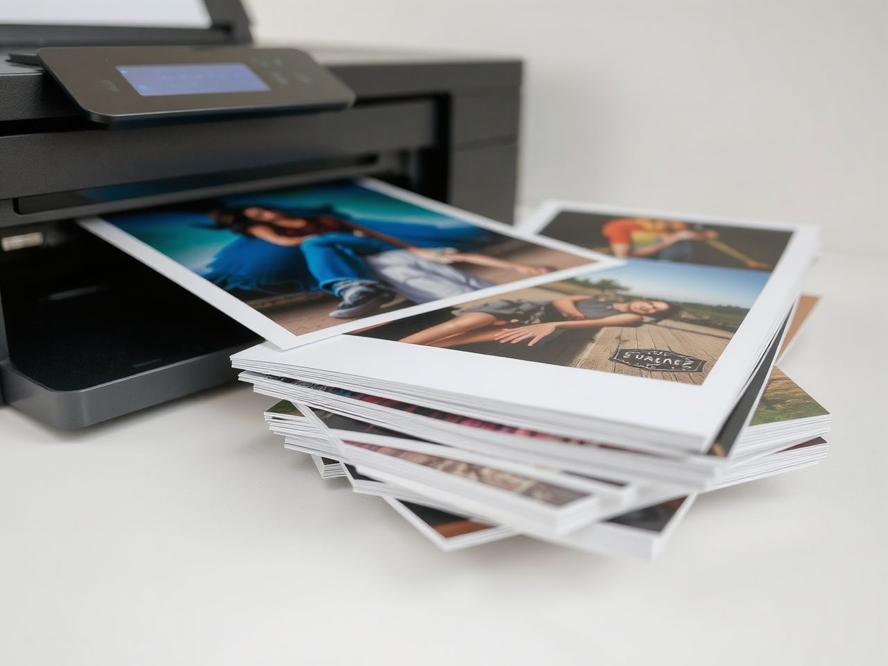 A színes fotópapír speciális rétegei a pontos árnyalatokat rögzítik.