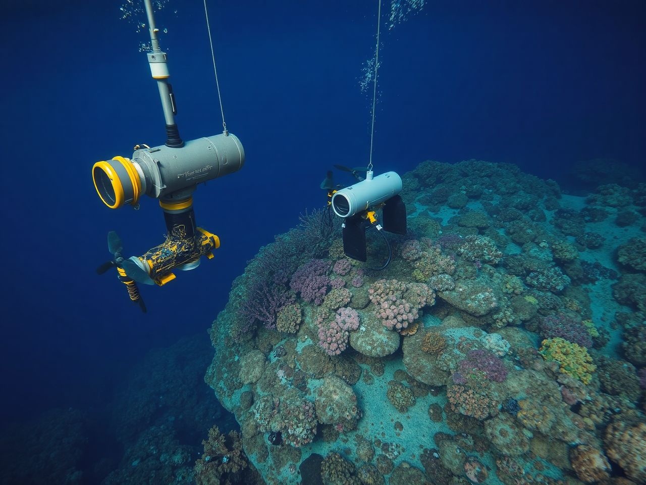 A tengerkutatás mélytengeri járművekkel tárja fel az óceán titkait.