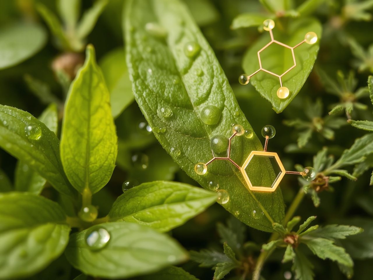 A terpénalkoholok bioszintézise kulcsfontosságú növényi védekezésben.