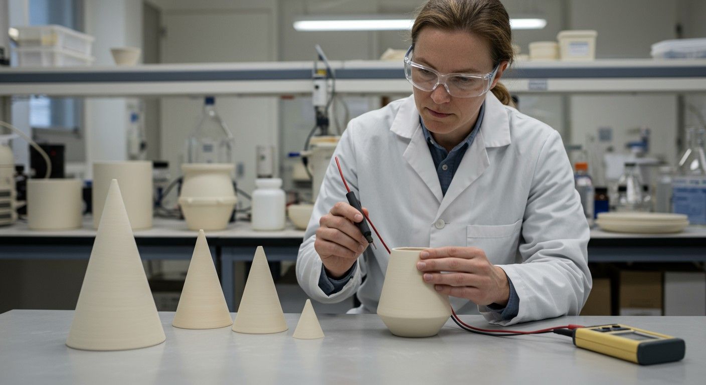 A kúpok pontos hőmérsékletmérést biztosítanak kerámia égetésnél.