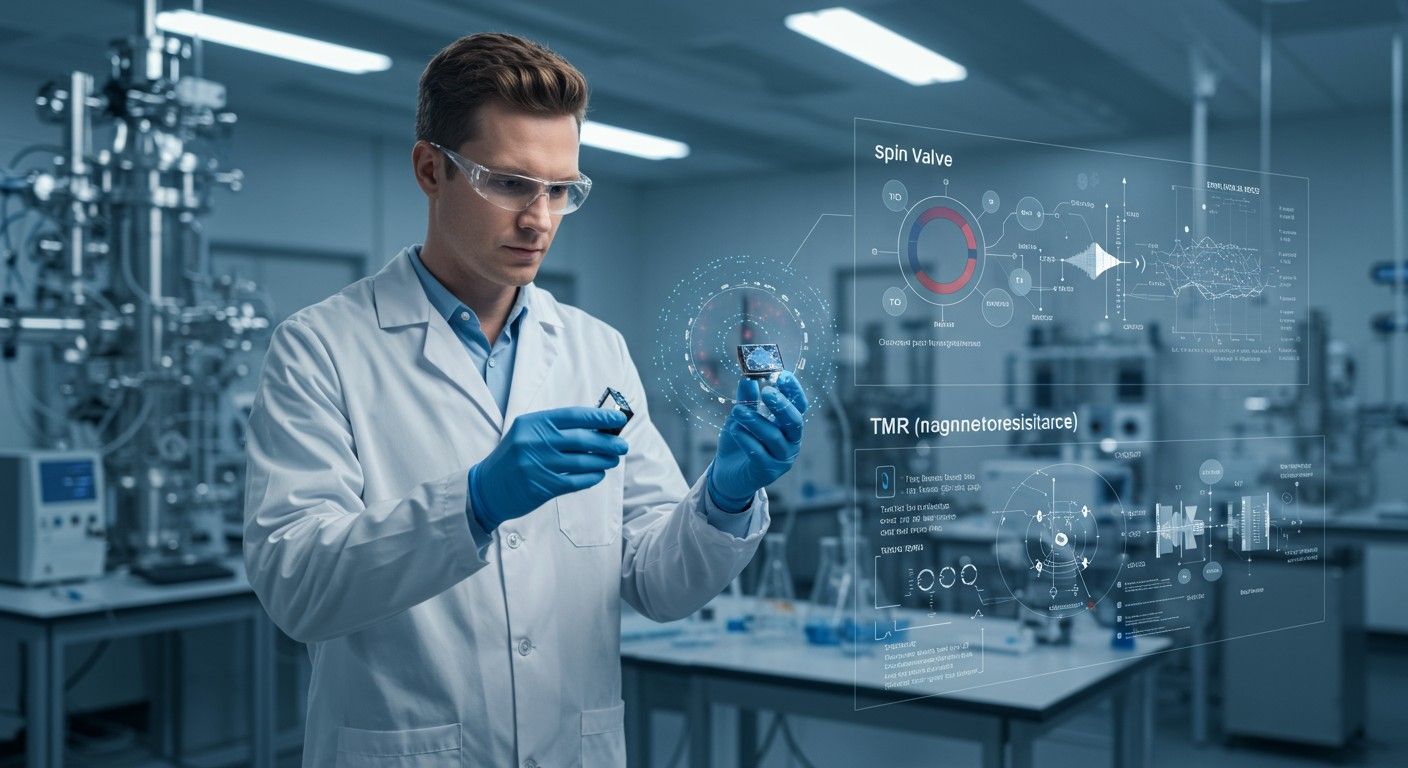 A TMR technológia növeli a spinszelep hatékonyságát.