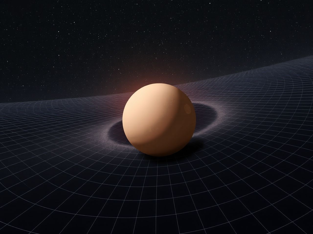 Az általános relativitás szerint a gravitáció a téridő görbülete.