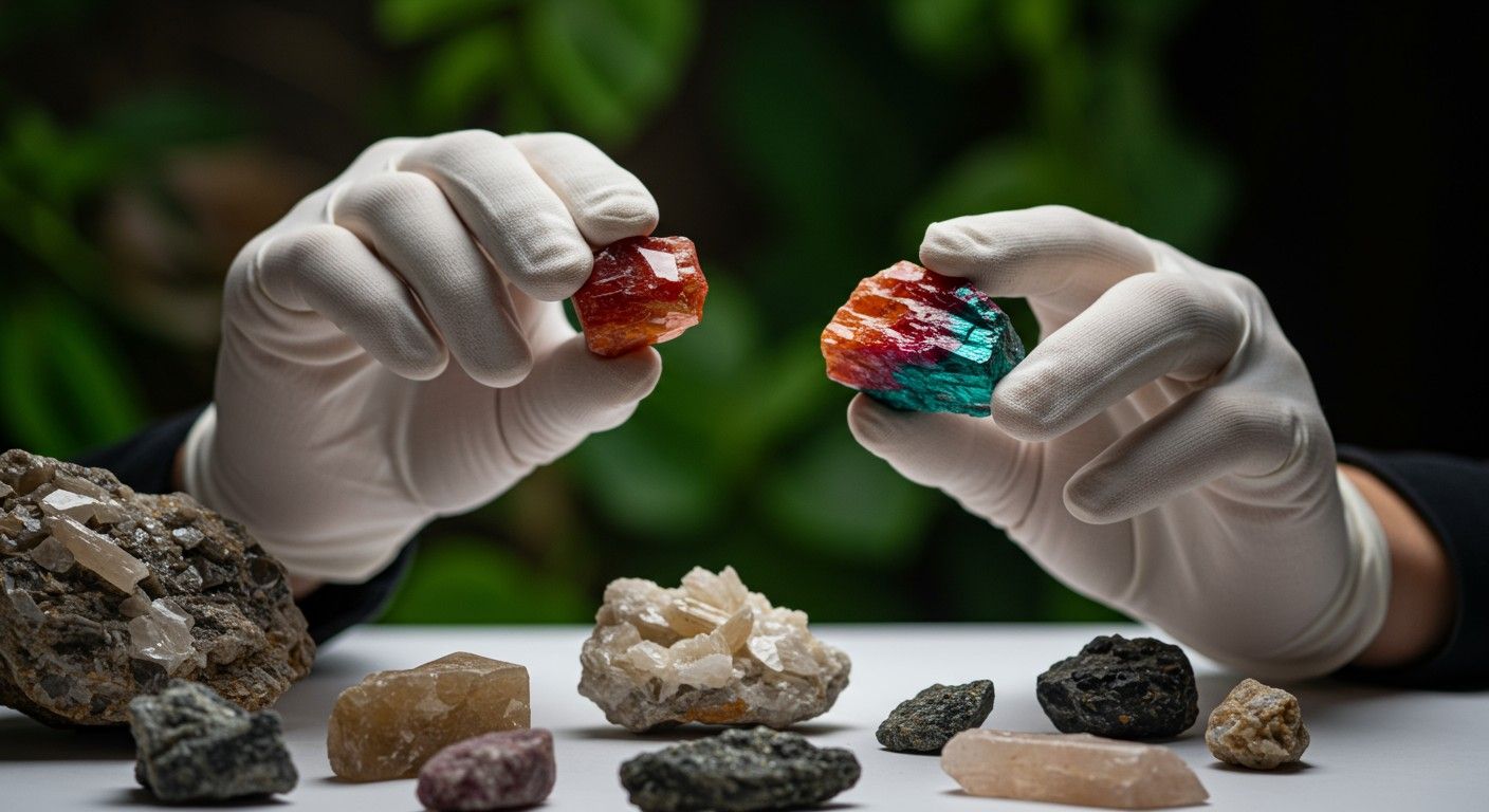 A rokühnit ritka ásvány, érdekes gyűjtési célpont.