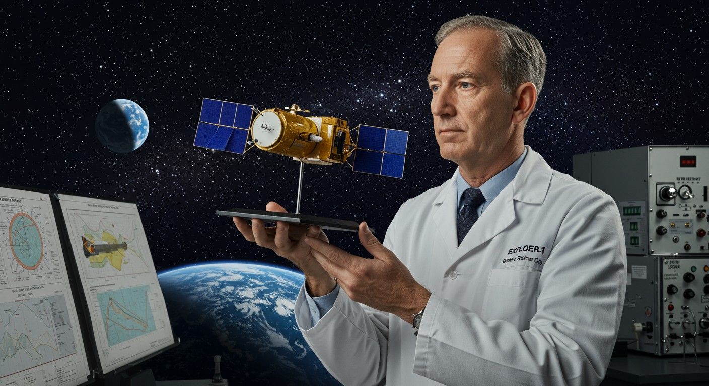 Az Explorer-1 műhold felfedezte a Van Allen-sávokat.