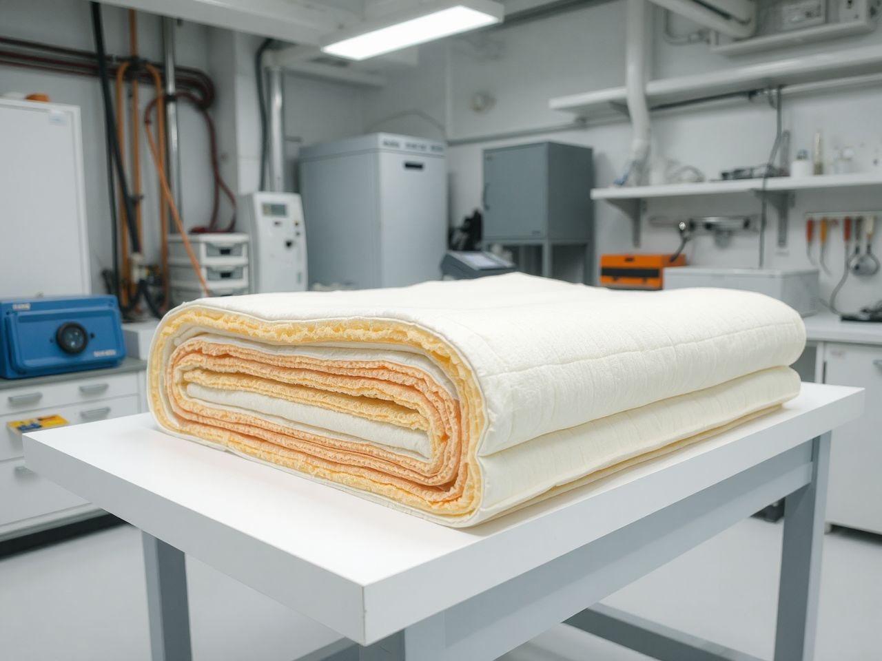 Az MLI rétegezett anyagokból áll a hőszigeteléshez.