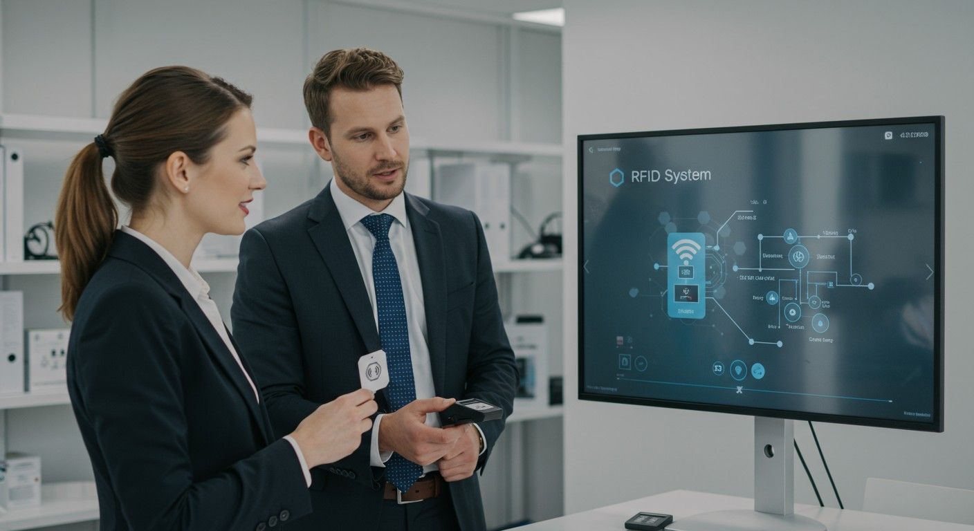 Az RFID gyors azonosítást tesz lehetővé, de költséges lehet.
