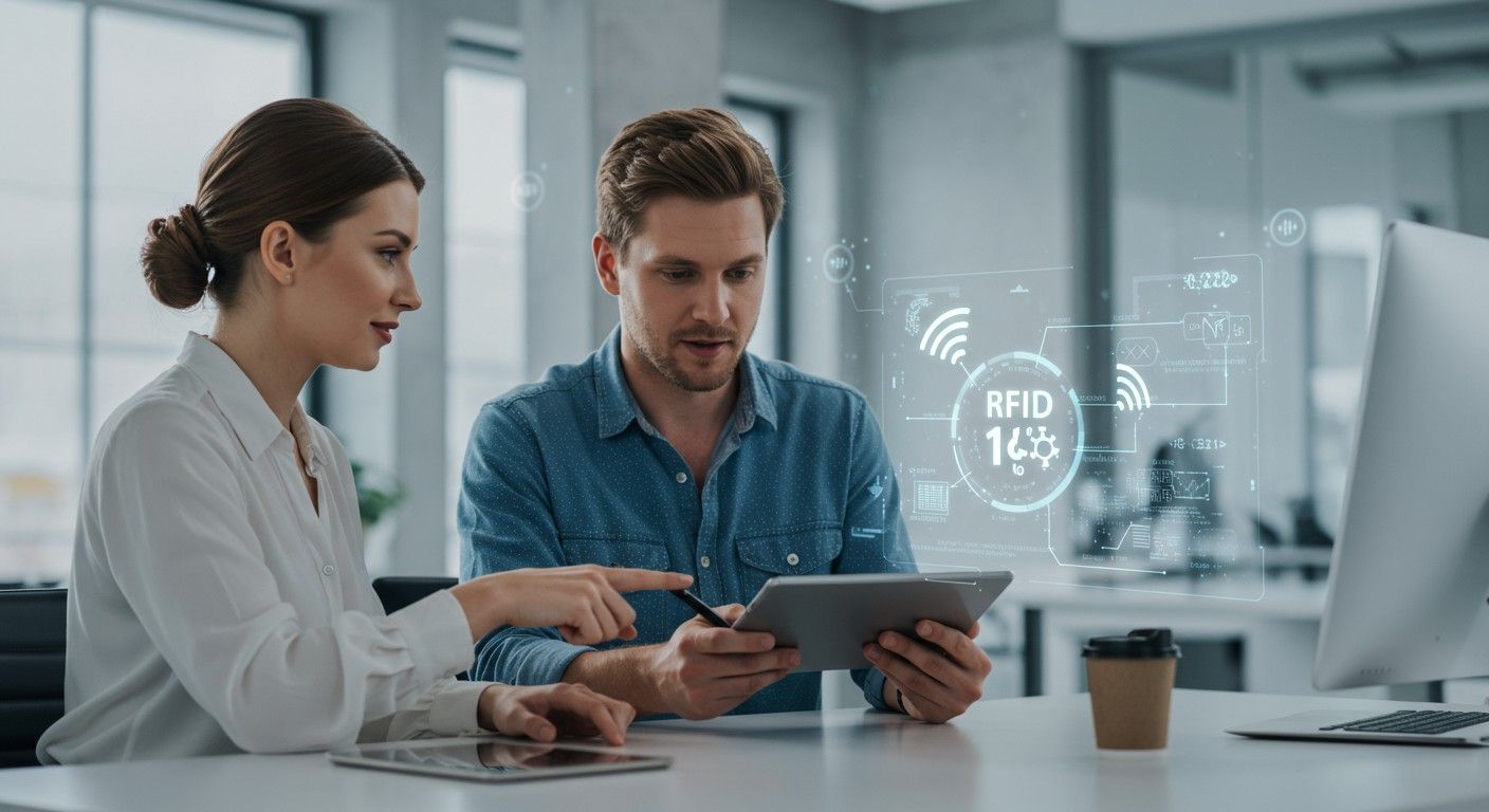 Az RFID technológia növeli az ipari automatizálás hatékonyságát.