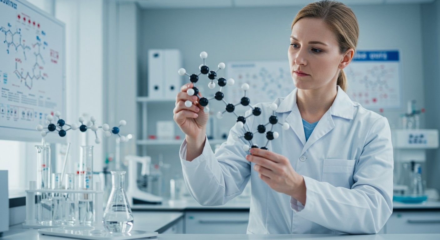 Az S-izomer biológiai aktivitásának kulcsfontosságú szerepe van.