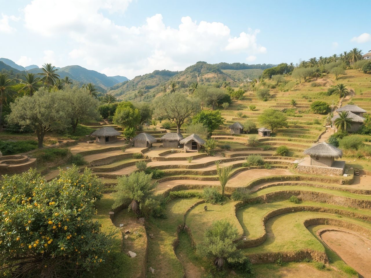A szubtrópusokon a borkultúra és olívatermesztés kiemelkedő.