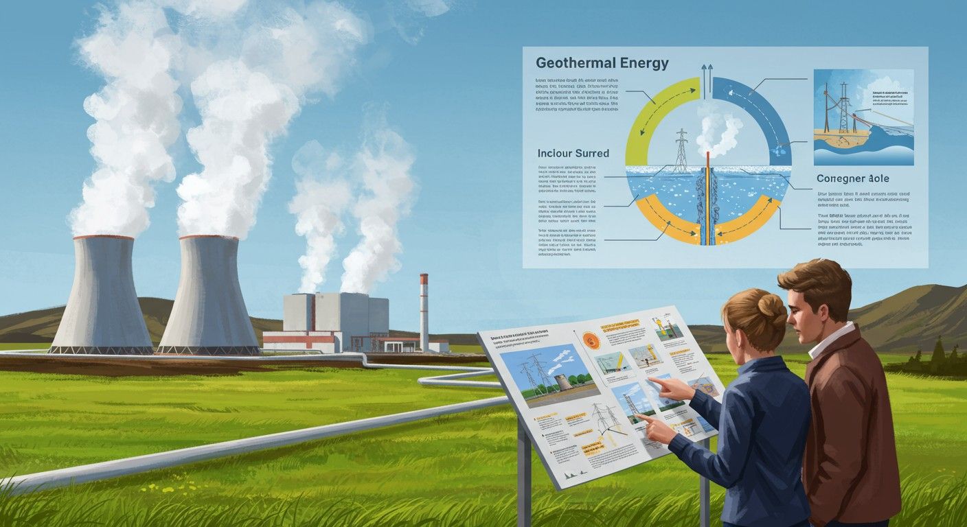 A geotermikus energia fenntartható megoldás ipari szükségletekre.