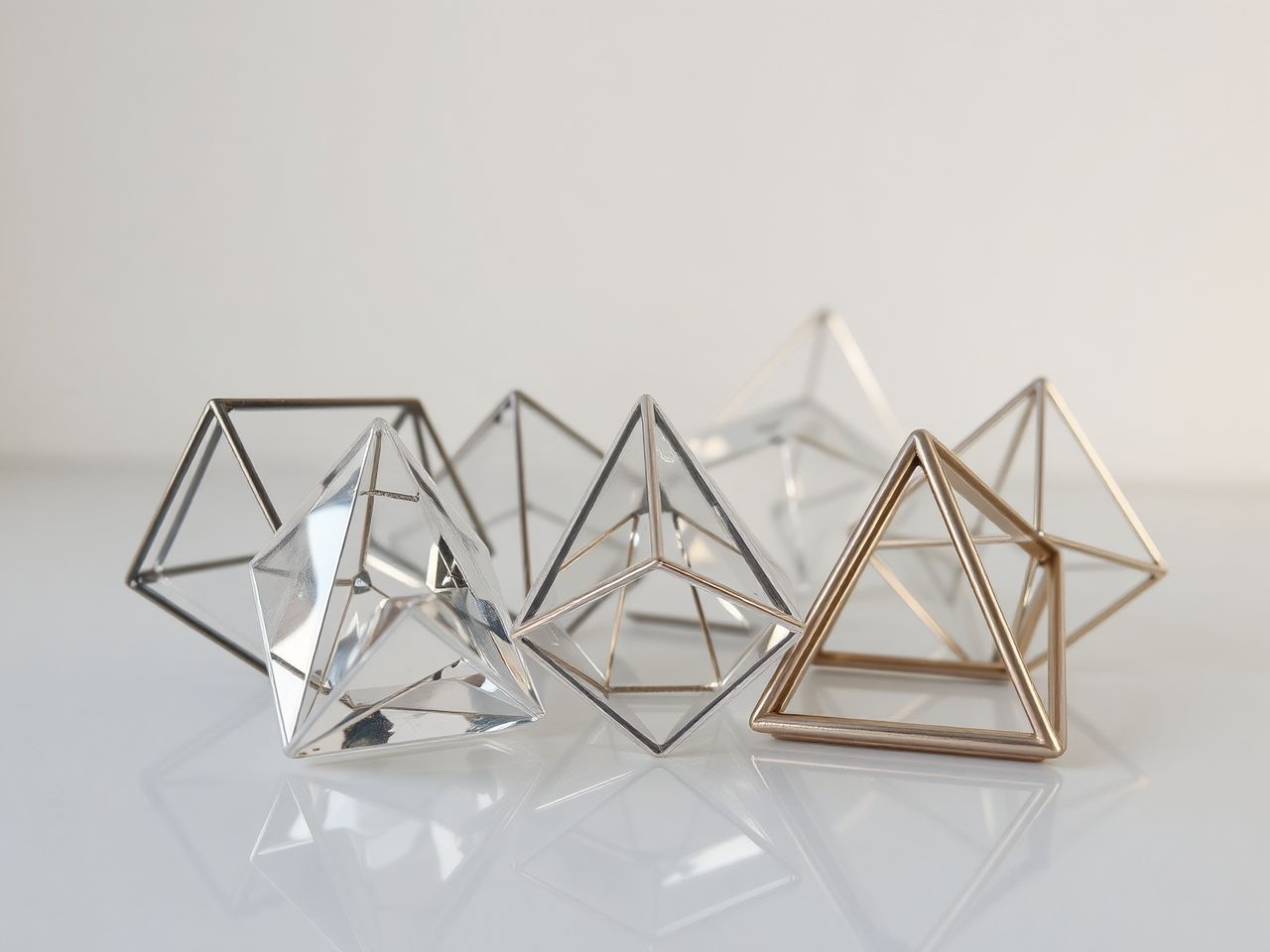 A szabályos tetraéder minden lapja egyenlő színű háromszög.