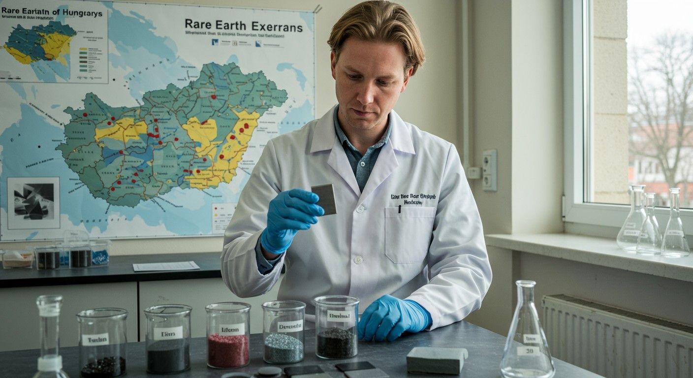 Magyarország jelentős potenciállal bír ritkaföldfémek bányászatában.