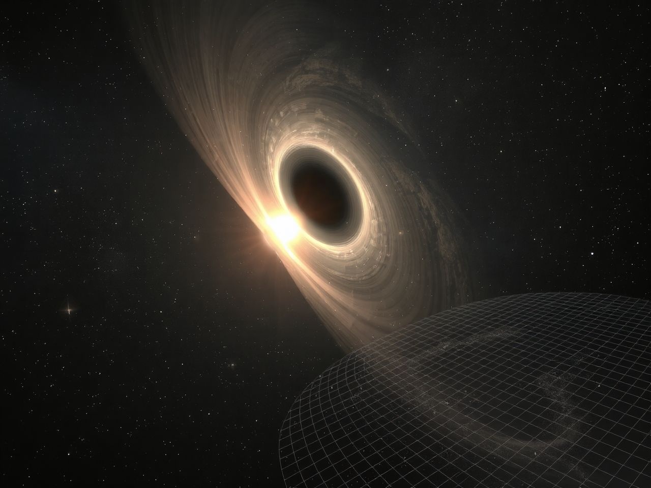 A fekete lyukak körüli anyag fénye segít látni rejtett területeket.