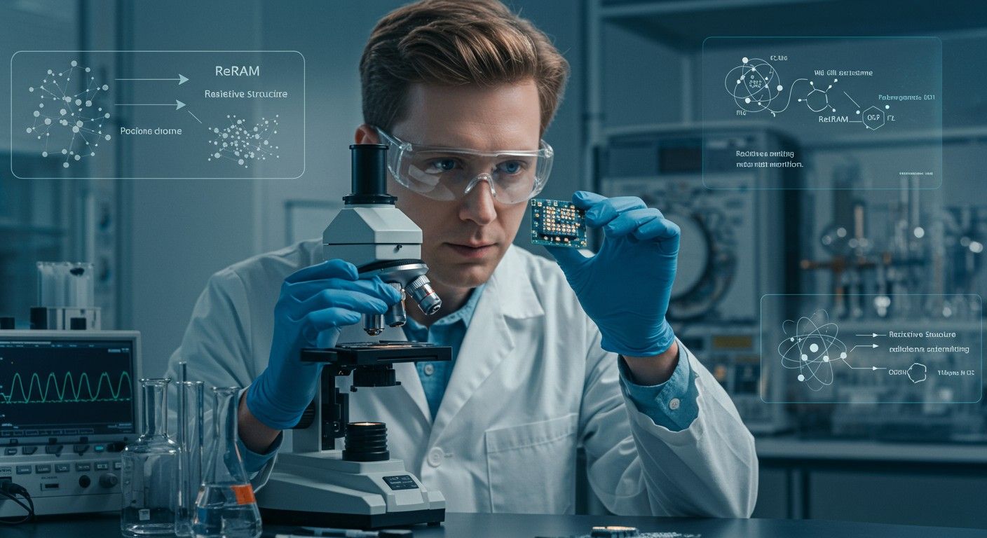 A ReRAM anyagok nanoszerkezete kulcsfontosságú a rezisztív kapcsolásban.