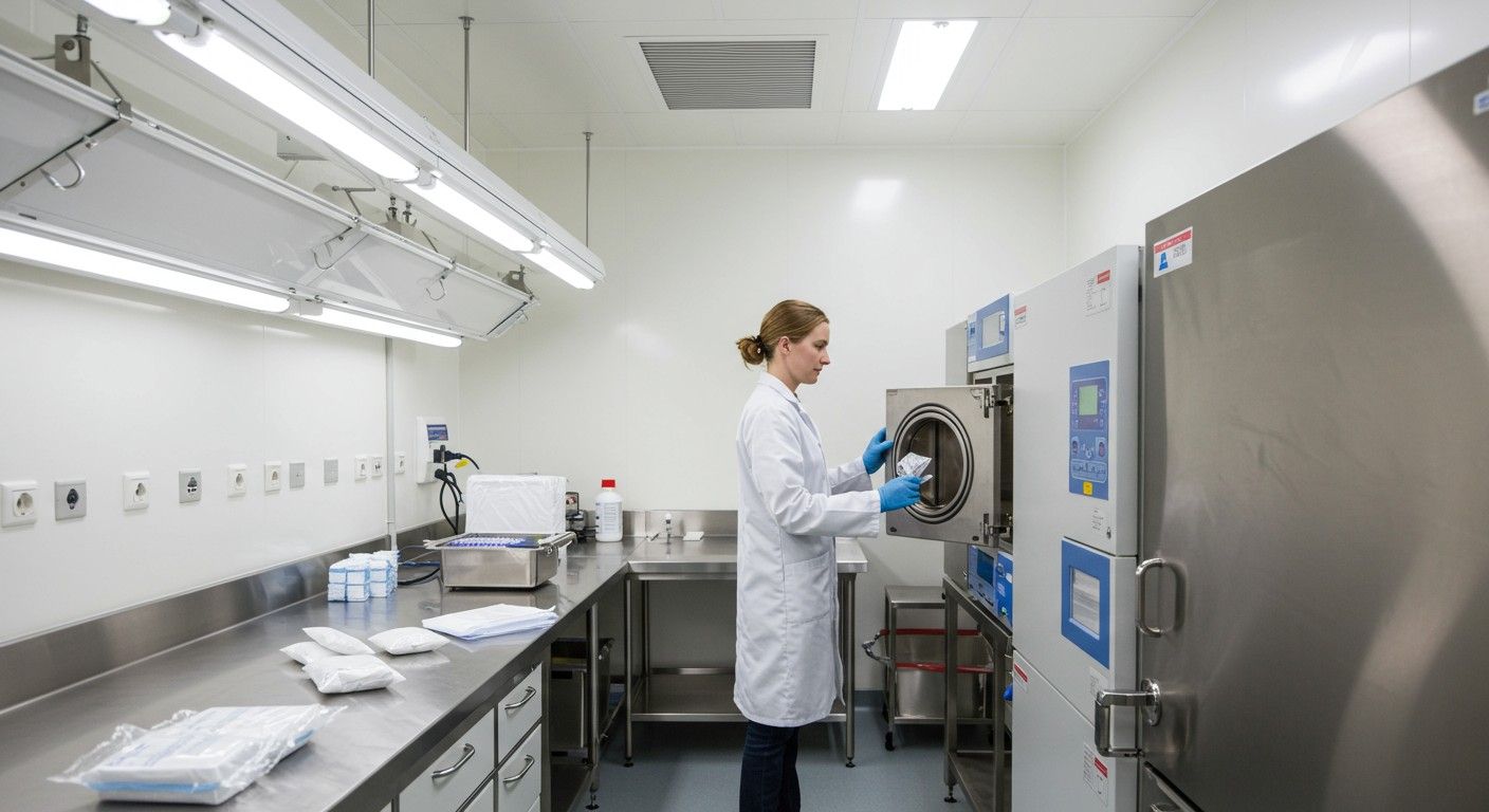 A sterilizálás kulcsfontosságú a kontamináció megelőzésében.