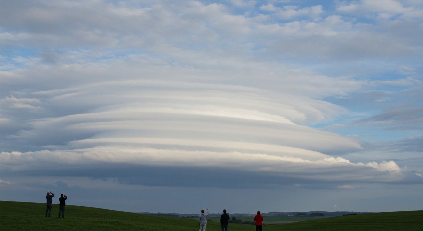 A stratocumulus felhők gyakran stabil időjárást jeleznek.