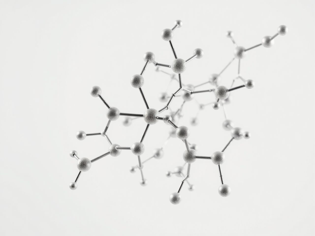 A tercier és kvarterner szénatomok komplex molekuláris szerkezeteket alkotnak.