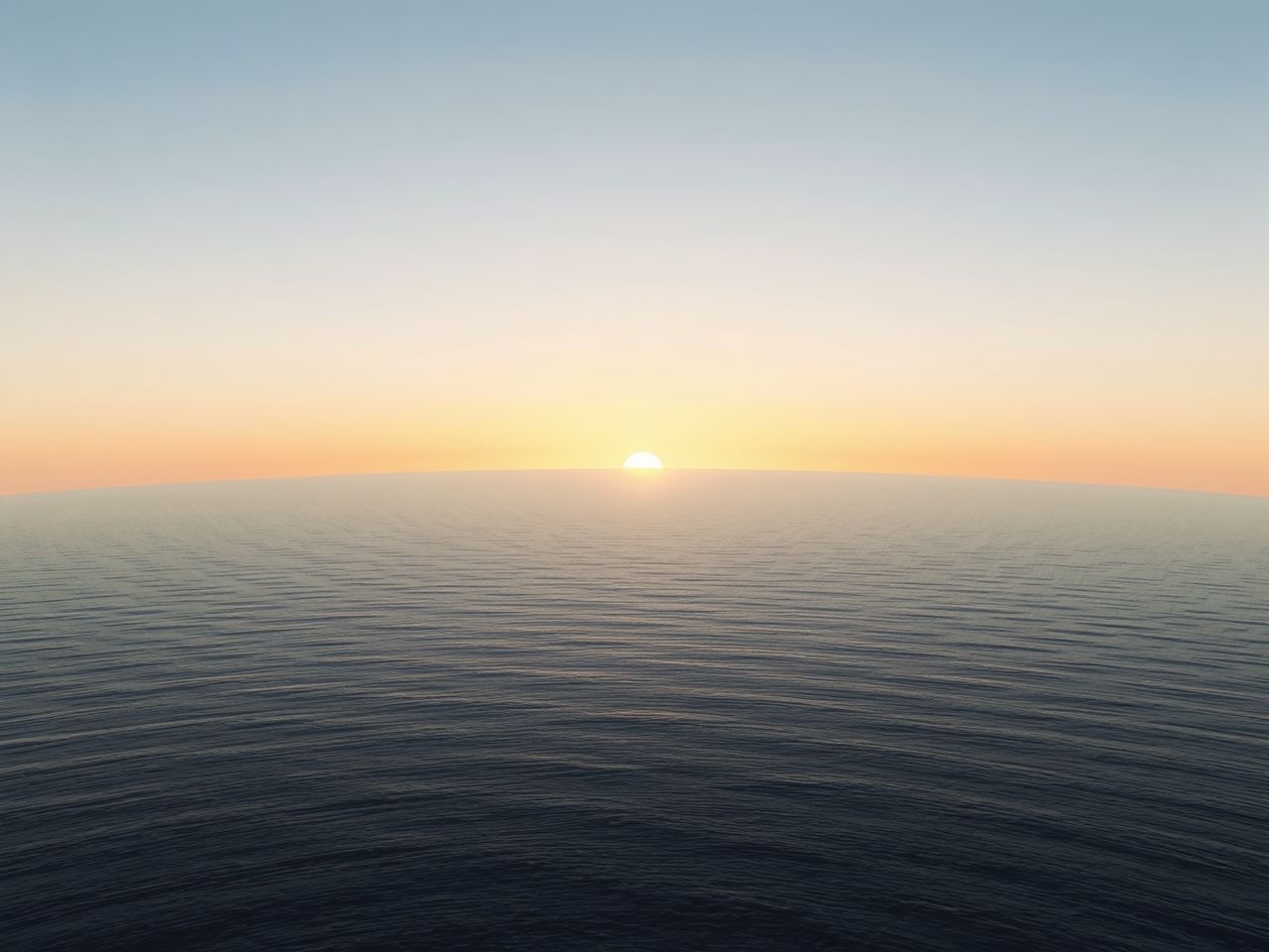 A görbület miatt a horizont csak korlátozott távolságig látható.