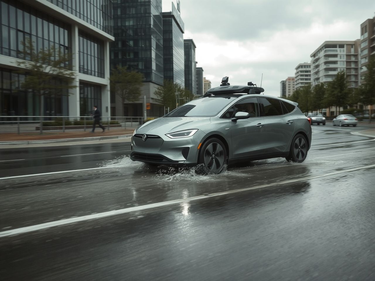 Az önvezető autók aquaplaning érzékelése kulcs a biztonsághoz.