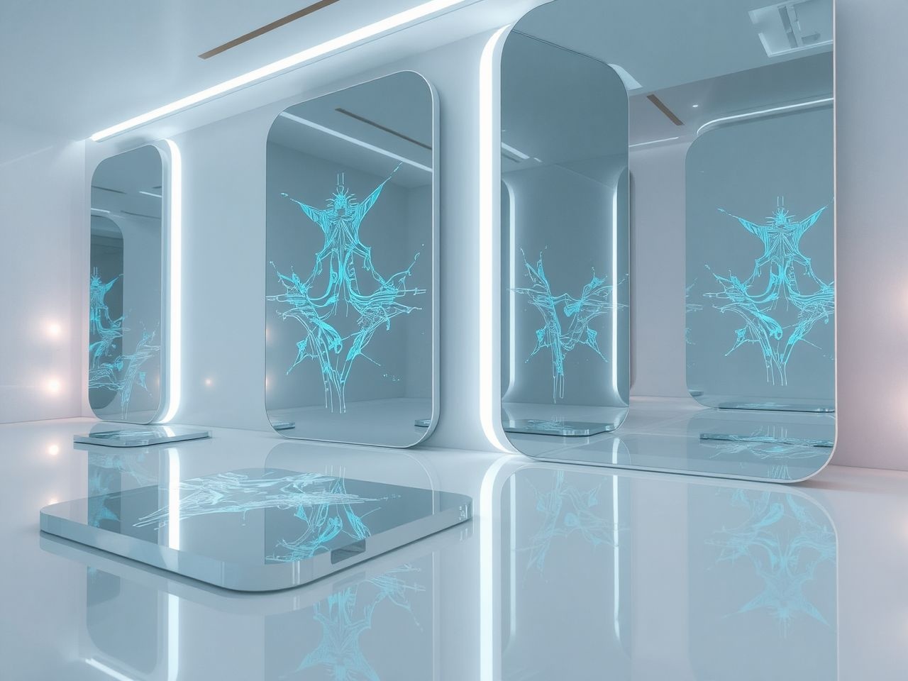 A jövő tükröt holografikus és intelligens felületek formálják.