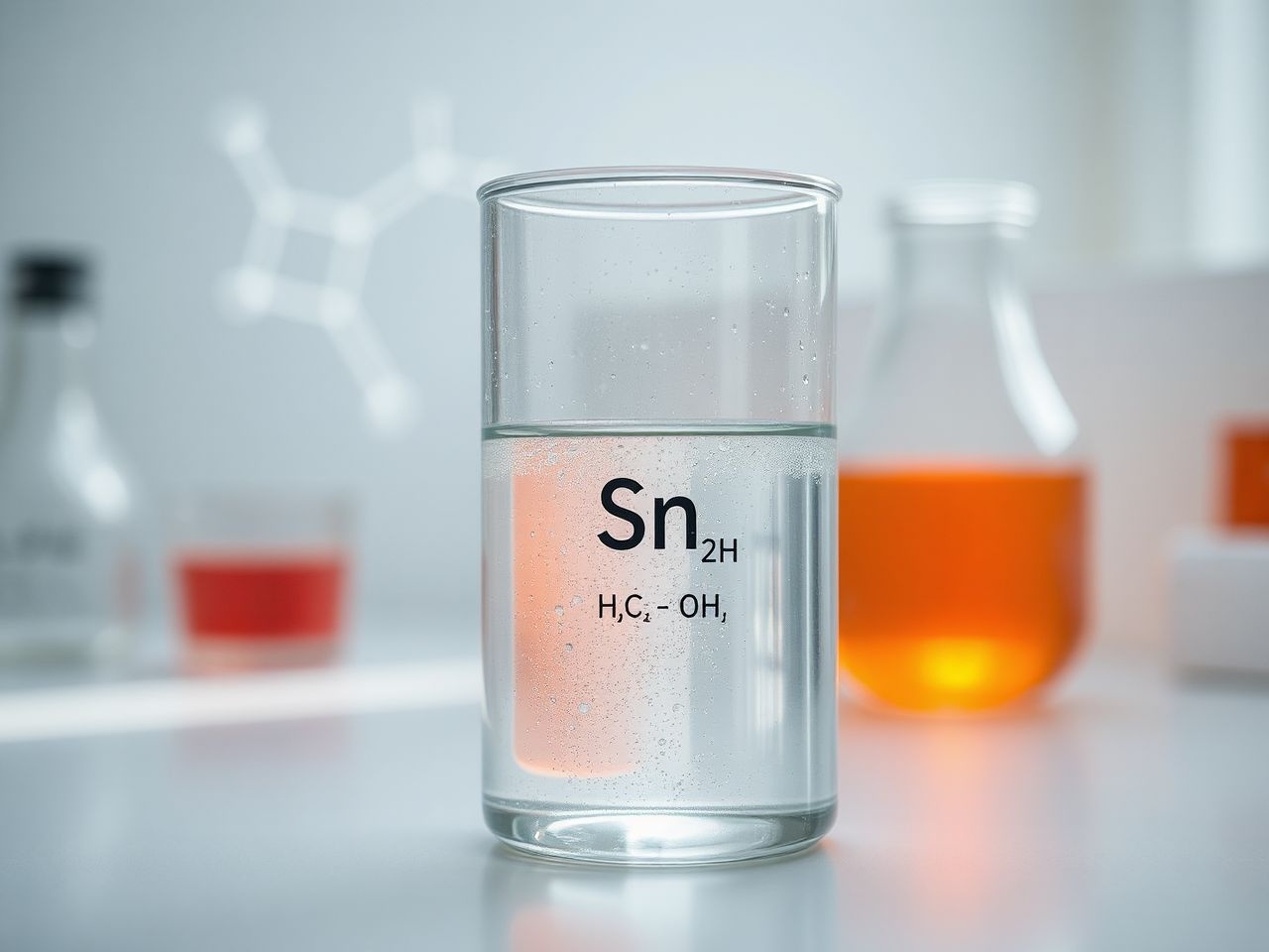 A trihidroxo-sztannát(II) ion redoxként könnyen oxidálódik Sn(IV)-re.