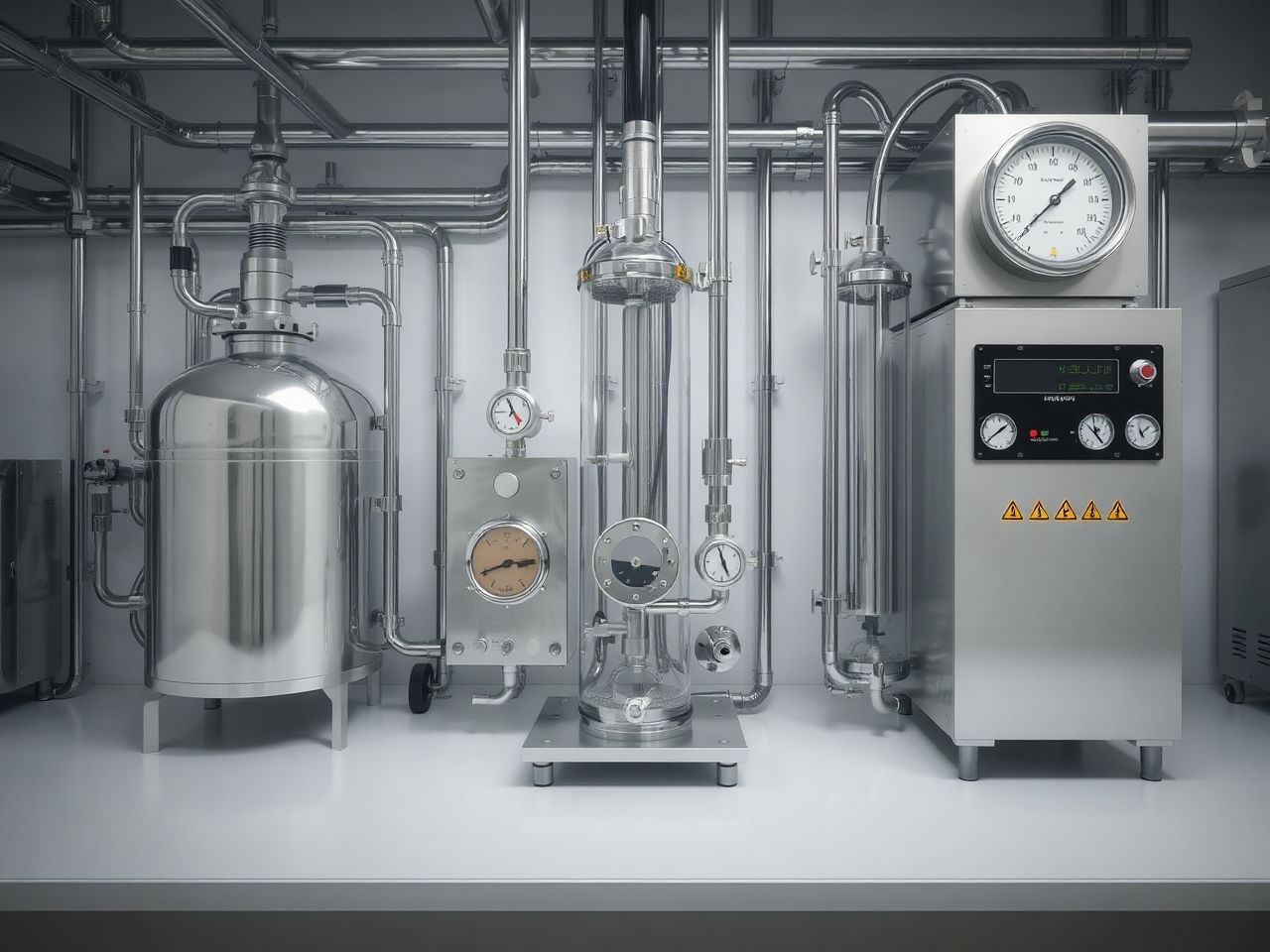 Az ultranagy vákuum előállítása többlépcsős szivattyúrendszert igényel.