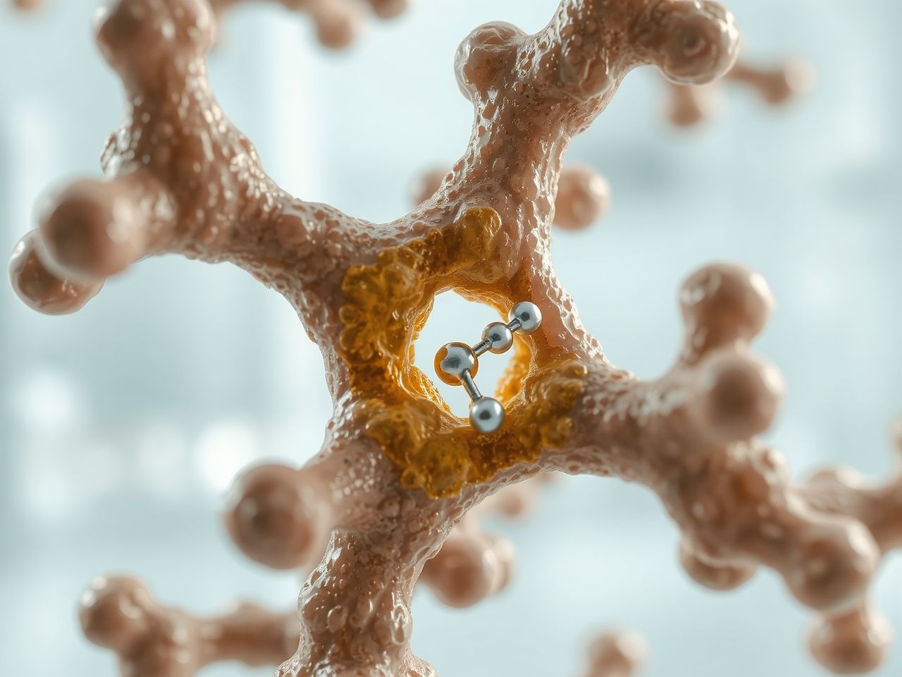 Az ureáz aktív központjában két nikkelelem kulcsfontosságú.