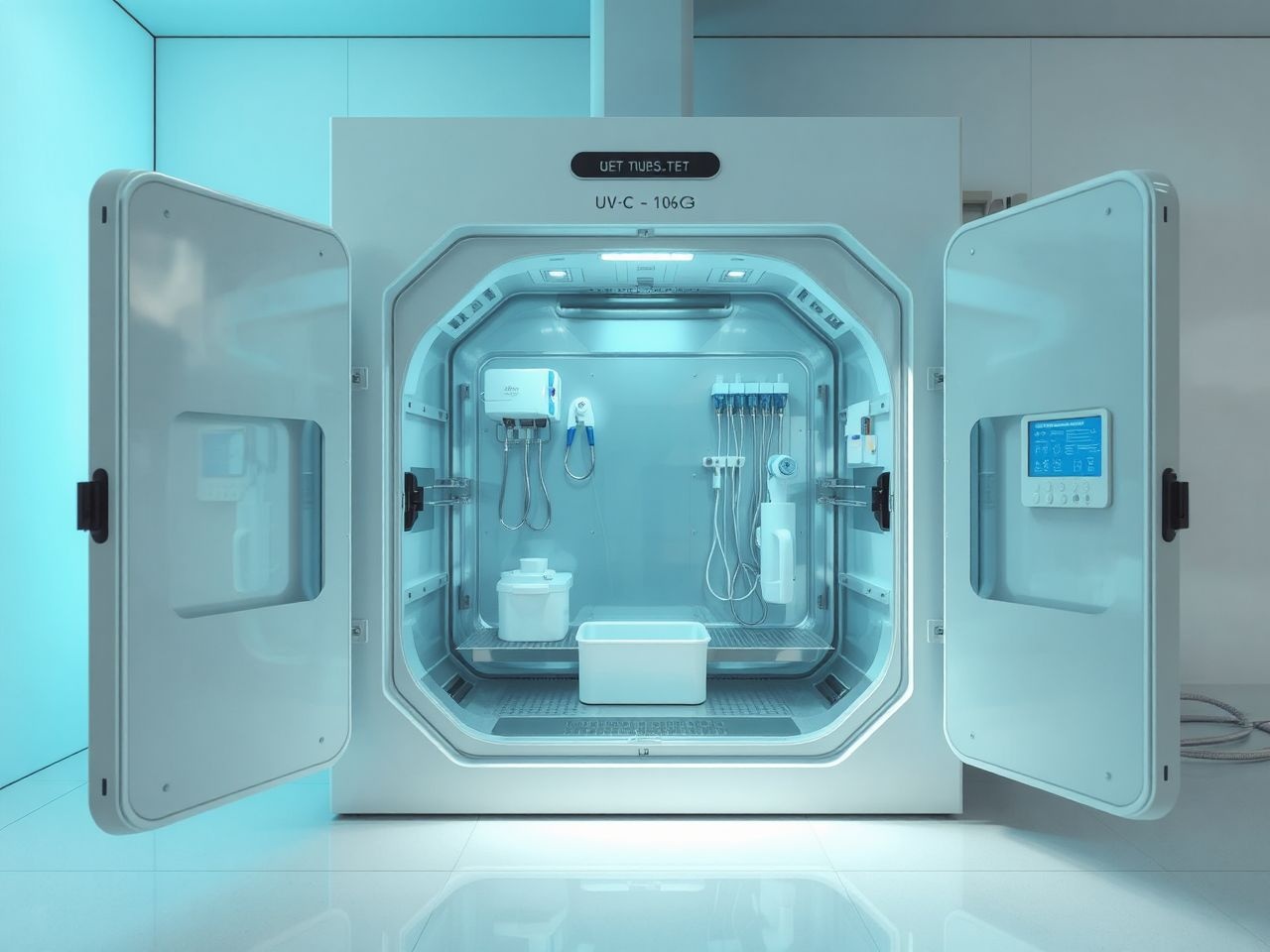 Az UV-C sugárzás hatékony baktérium- és vírusirtó sterilizálásban.