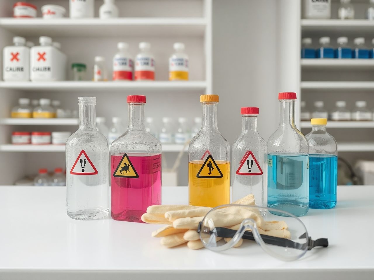 A trimangán-tetraoxid mérgező és tűzveszélyes anyag.