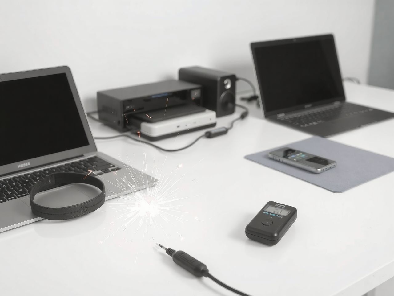 A sztatikus elektromosság tüzet okozhat, megfelelő földeléssel megelőzhető.