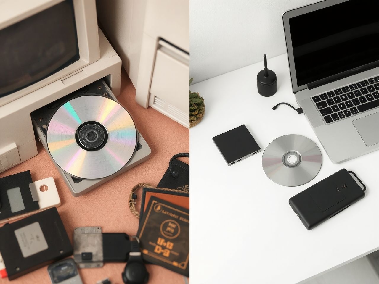 Régebben adatok mentése, ma multimédiás tartalmak tárolása.