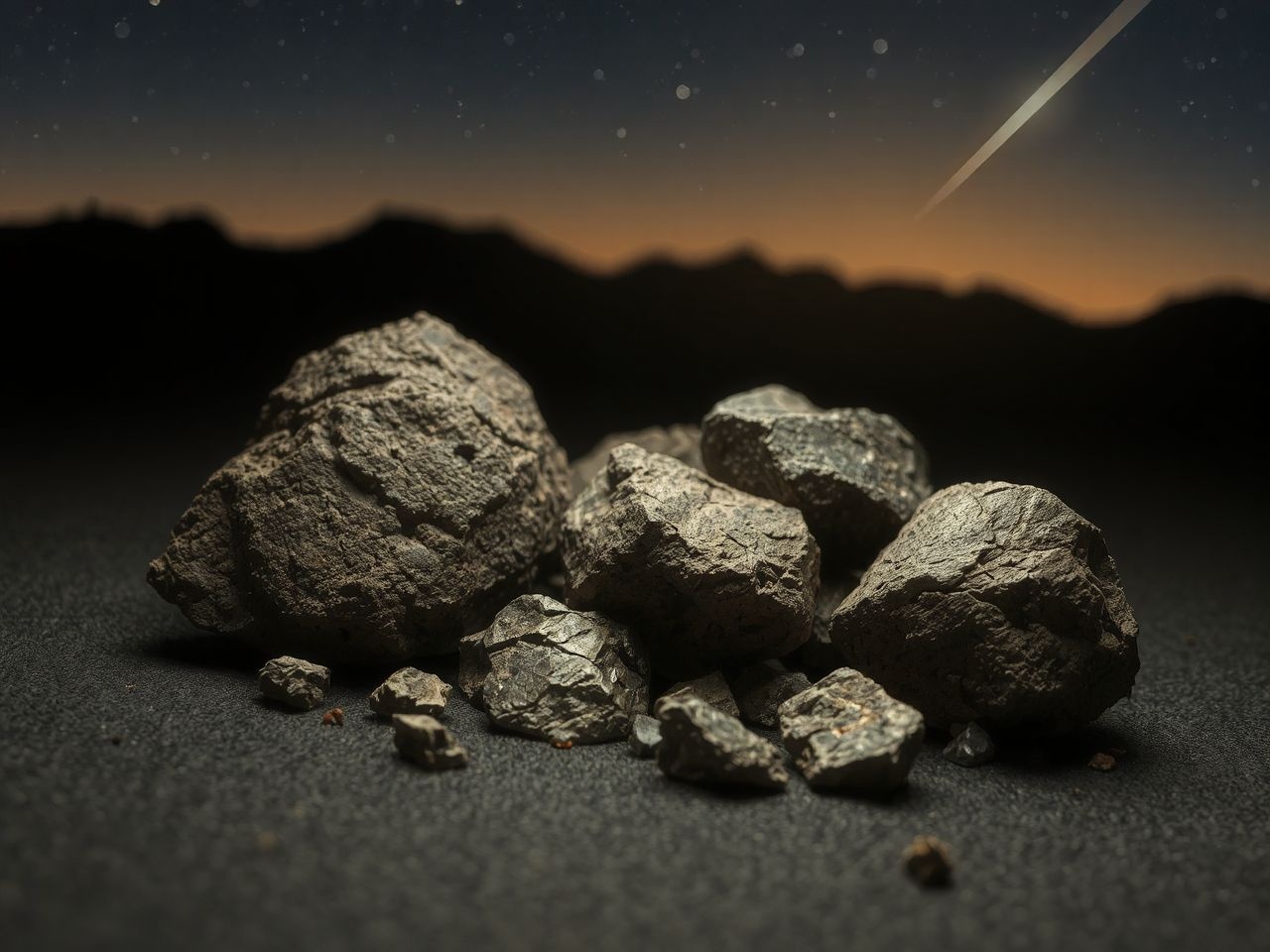 A meteoritokat mágnesezhetőségük és olvadt kérgük alapján azonosítjuk.