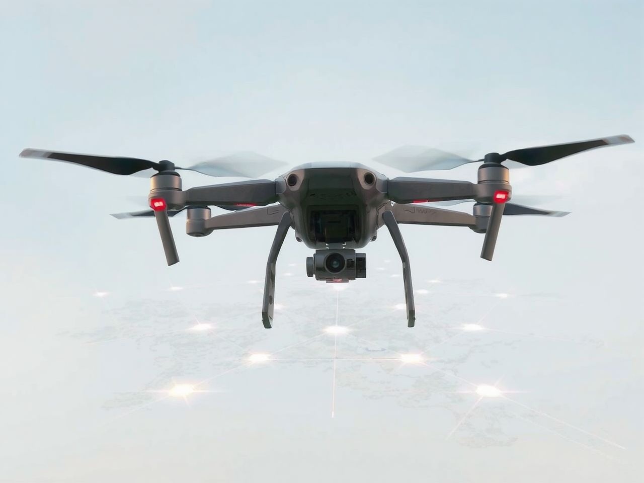 Az UAV-k valós idejű adatfeldolgozással navigálnak és repülnek.