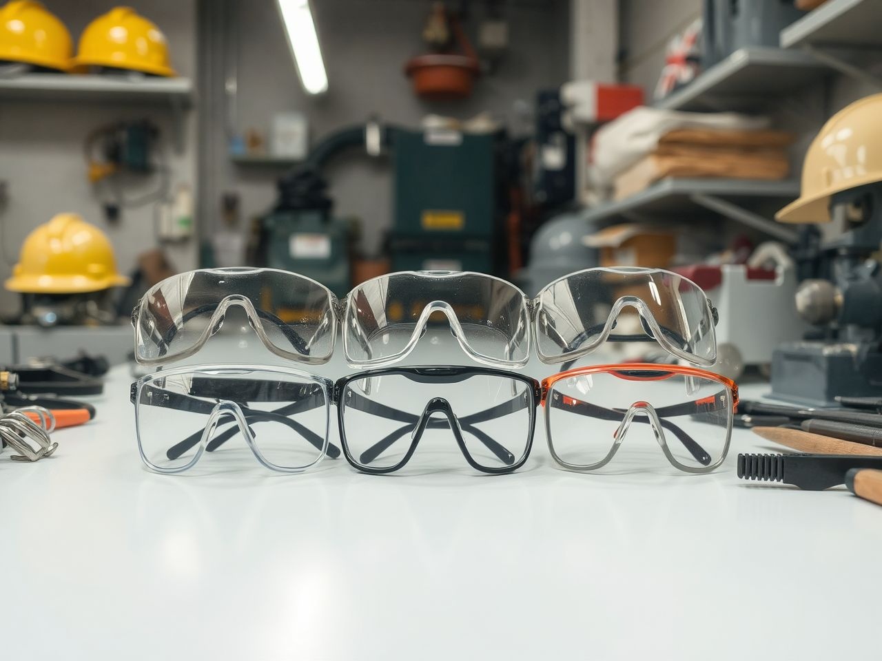 Az ipari védőszemüveg megóvja a szemeket sérülésektől és vegyszerektől.